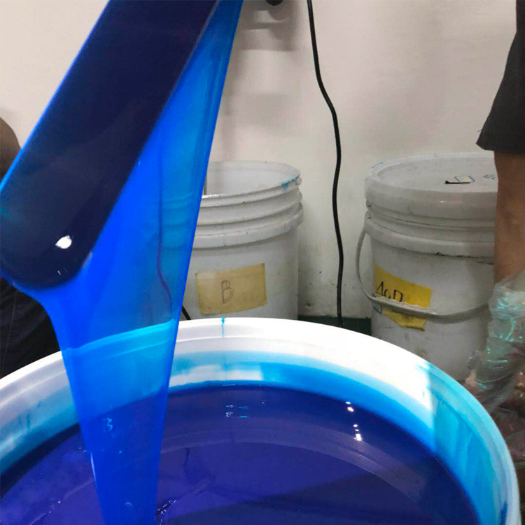 藍(lán)色液體硅膠膠